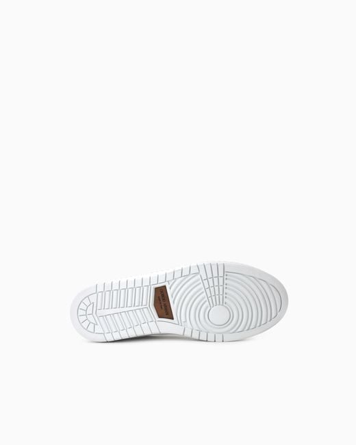 Giorgio Armani White Deerskin Slip-Ons for men
