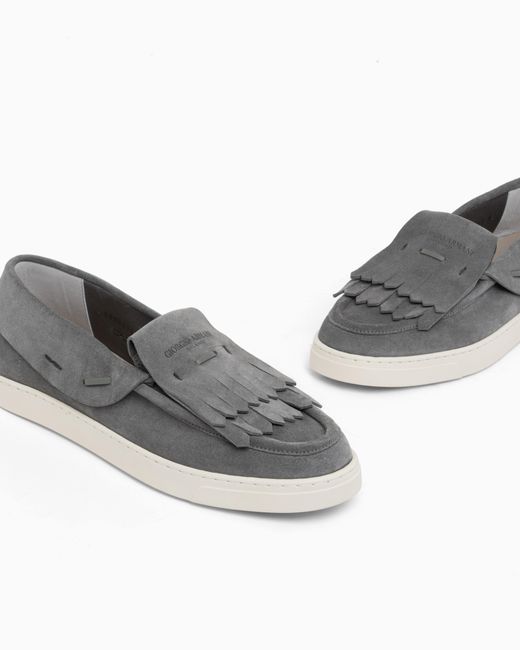 Giorgio Armani White Loafer for men