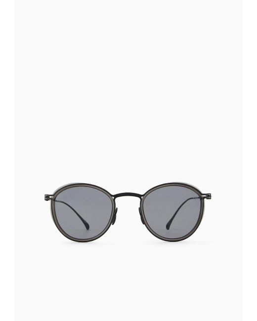 Gafas De Sol Modelo Pantos Giorgio Armani de color Gray