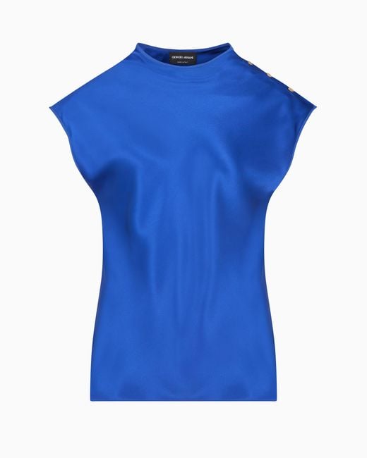 Giorgio Armani Blue Blouse