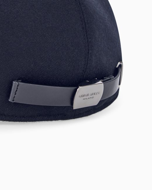 Giorgio Armani Blue Flat Cap for men