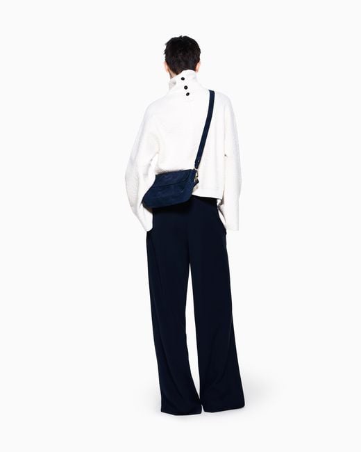 Giorgio Armani White Knit Jumper