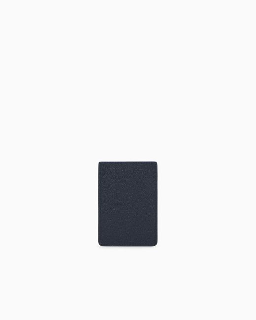 Giorgio Armani Blue Magnetic Card Holder for men