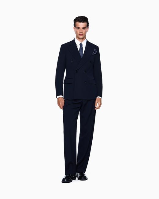 Giorgio Armani White Cavalry Cotton Shirt for men