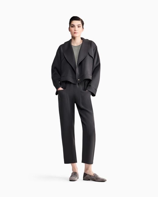 Giorgio Armani Gray Pull-On Trousers