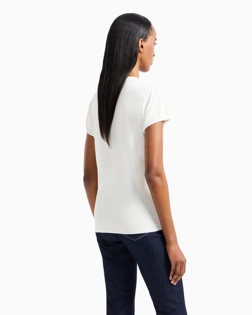 Giorgio Armani White Short Sleeve Top