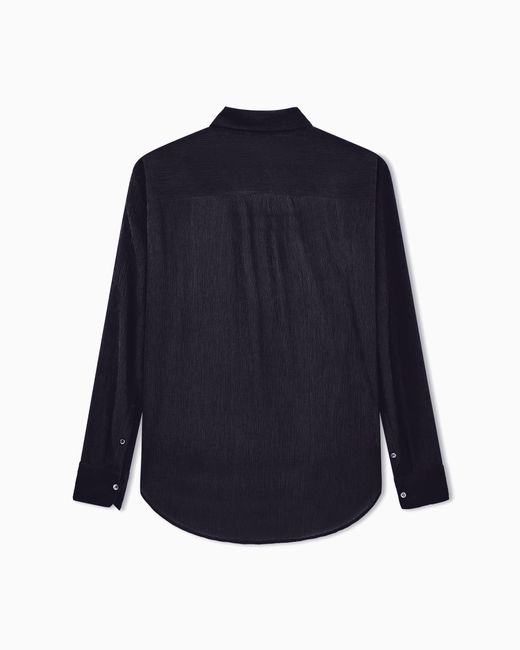 Giorgio Armani Blue Shirt Regular Fit for men