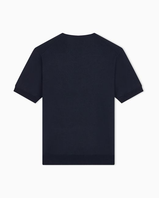 Giorgio Armani Blue Sweater Slim Fit for men