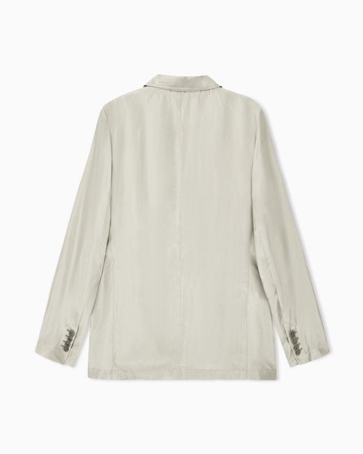 Giorgio Armani White Blazer Regular Fit for men