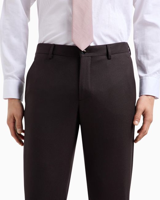 Giorgio Armani Black Single-Breasted Soho Line Suit for men