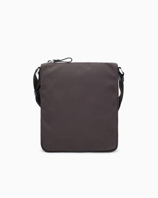 Giorgio Armani Gray Asv Crossbody Bag for men