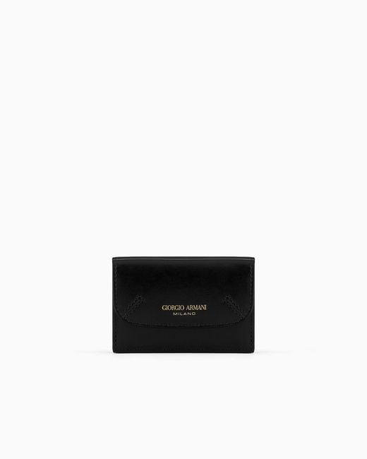 Giorgio Armani White Mini La Prima Trifold Wallet