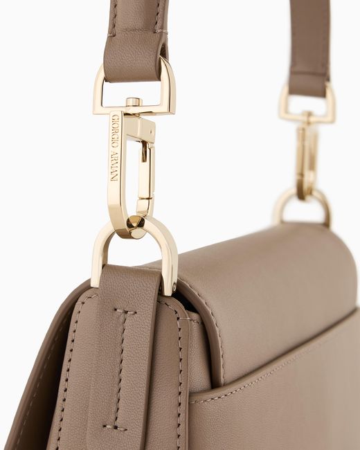 Giorgio Armani White Small La Prima Soft Bag