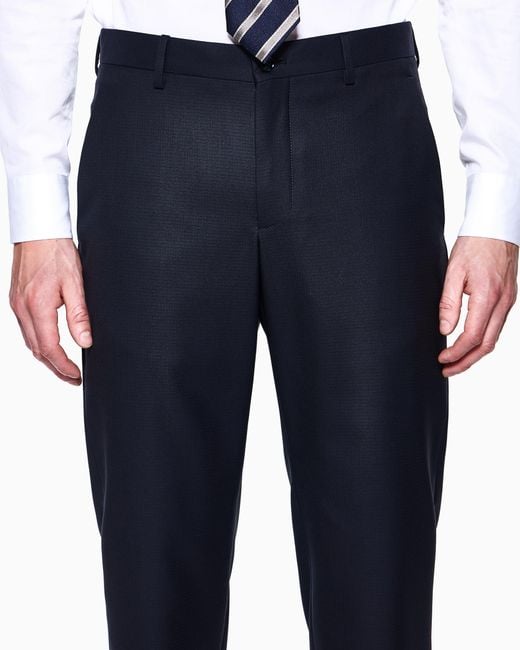 Giorgio Armani Blue Single-Breasted Soho Line Suit for men