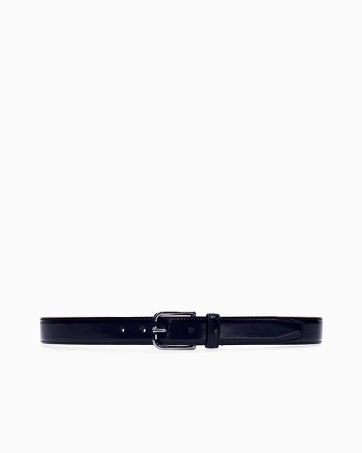 Giorgio Armani Blue Tongue Belt for men