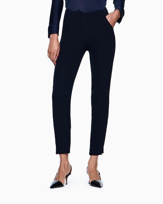 Giorgio Armani Blue Cigarette Pants