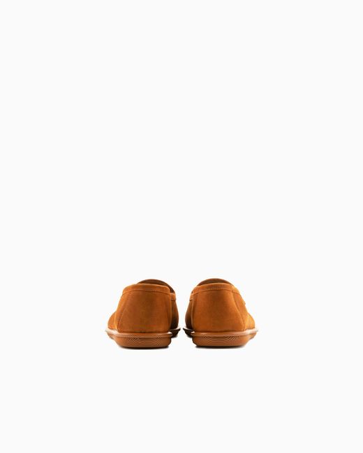 Giorgio Armani Brown Loafers for men