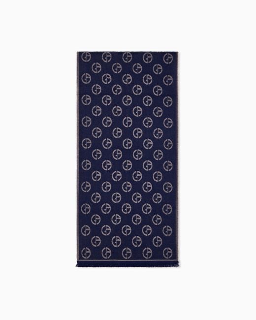 Giorgio Armani Blue Stole for men