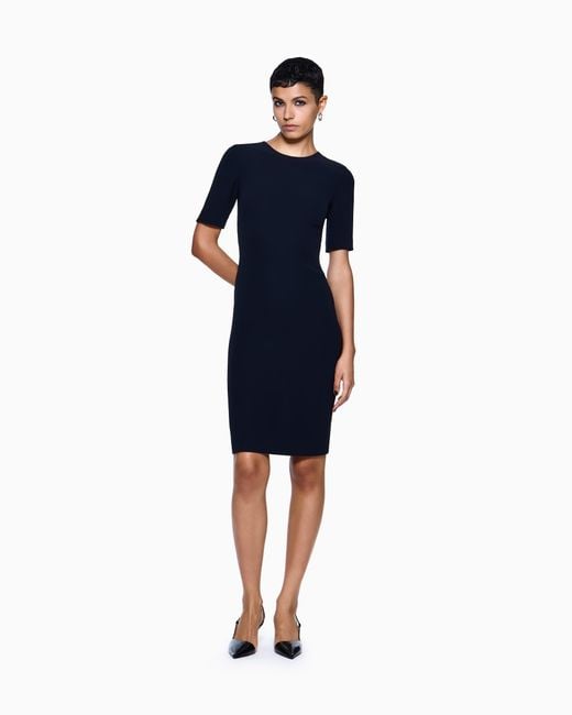 Giorgio Armani Black Silk Tube Dress