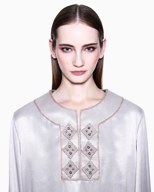 Giorgio Armani White Long Dress