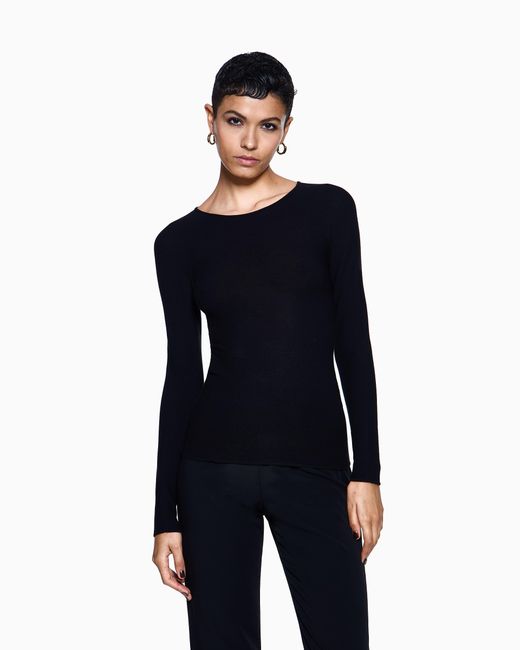 Giorgio Armani Black Long Sleeve Jumper