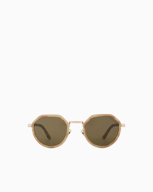 Giorgio Armani Multicolor Round Sunglasses for men