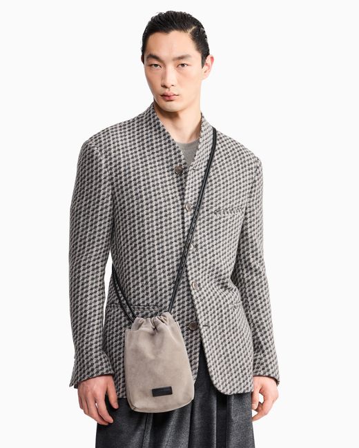 Giorgio Armani Gray Sacca for men