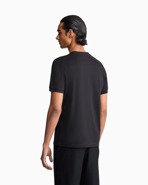 Giorgio Armani Black Jersey T-Shirt for men