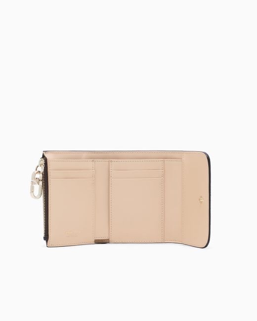 Giorgio Armani White Trifold Wallet