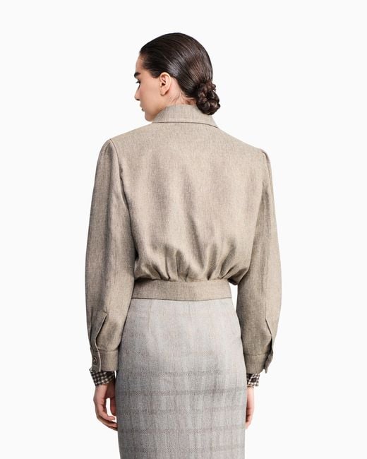 Giorgio Armani Brown Armani/Archivio Ss1983 Blouson
