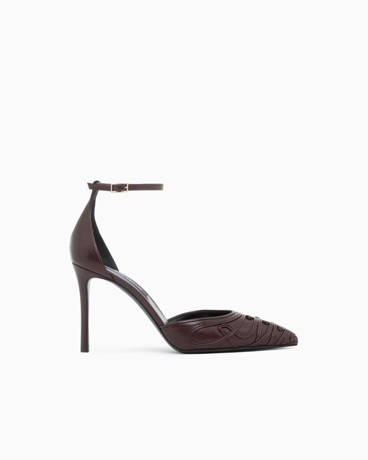 Giorgio Armani White Decollete Shoe Leather Pumps