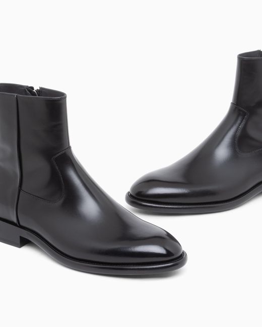 Giorgio Armani Black Boots for men