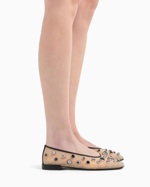 Giorgio Armani White X 10 Corso Como Ballerinas