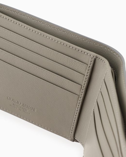 Giorgio Armani Gray Bi-Fold Wallet for men