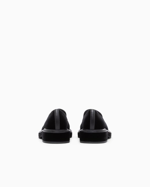 Giorgio Armani Black Slipper Giorgio's for men