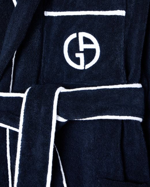 Accappatoio di Giorgio Armani in Blue da Uomo