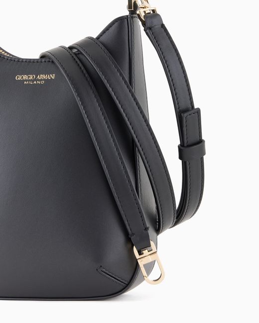 La Prima Hobo Mini Verticale di Giorgio Armani in Black