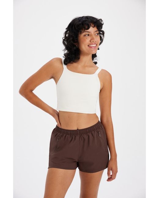 GIRLFRIEND COLLECTIVE Ivory Mia High Neck Bra Lyst