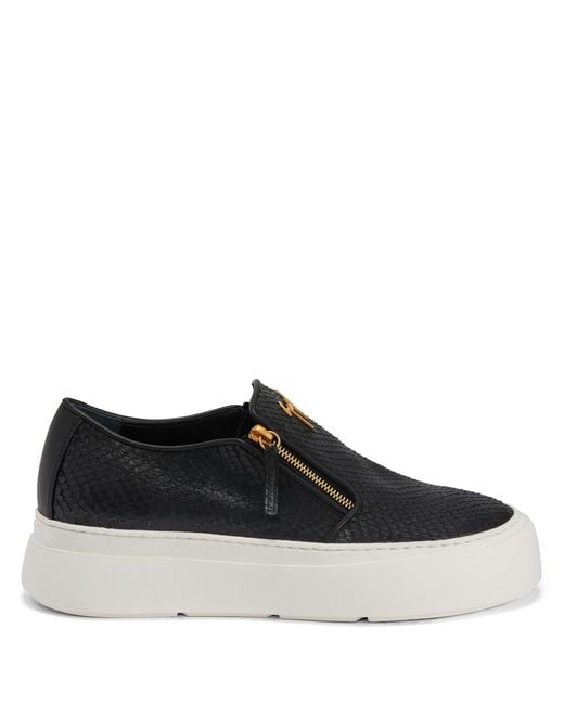 Gz Mike Zip di Giuseppe Zanotti in Black da Uomo