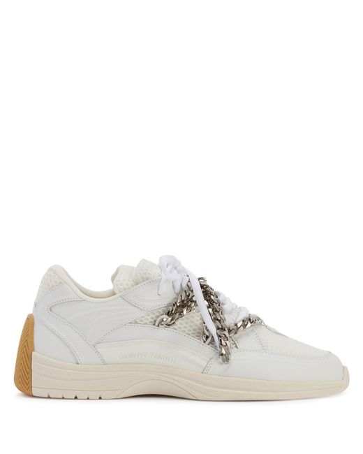 Sneakers Con Catena di Giuseppe Zanotti in White da Uomo