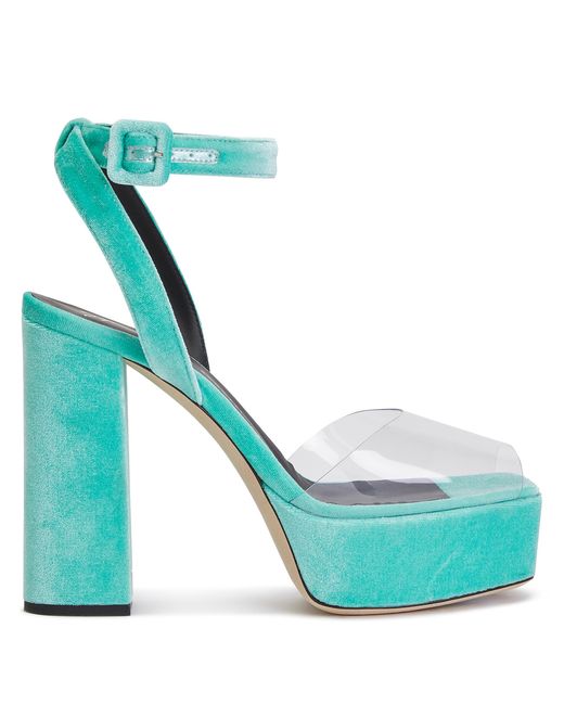 Giuseppe Zanotti Blue New Betty Plexi