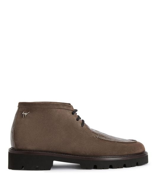 Giuseppe Zanotti Brown Rivaux High for men