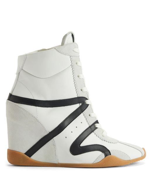 Giuseppe Zanotti White Top Wedge