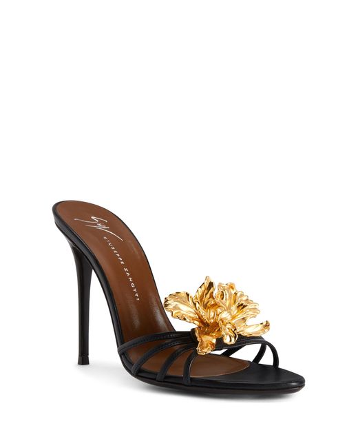 Giuseppe Zanotti Black Orchid Sandals
