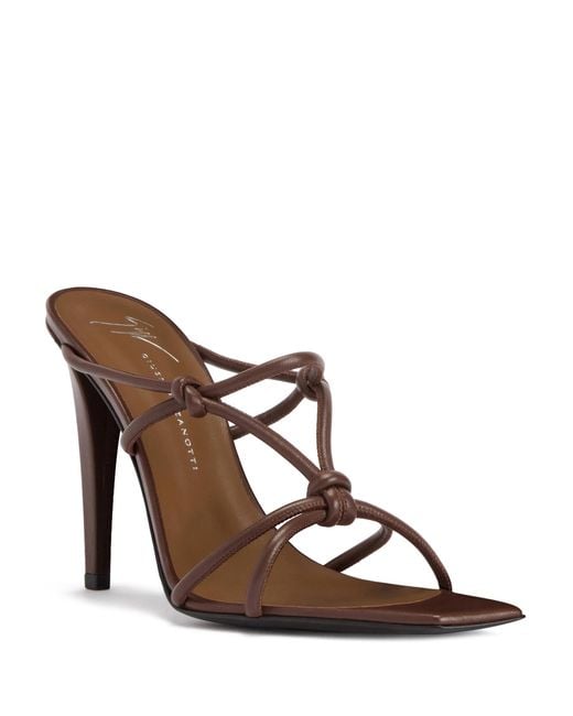 Giuseppe Zanotti Brown Gz Key Mule 105