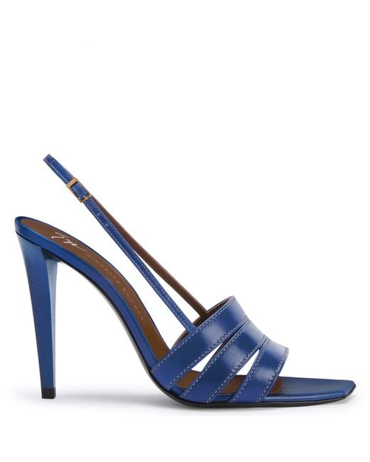 Giuseppe Zanotti Blue Brivido Slingback 105