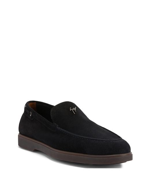 Giuseppe Zanotti Black Suede Shoes for men