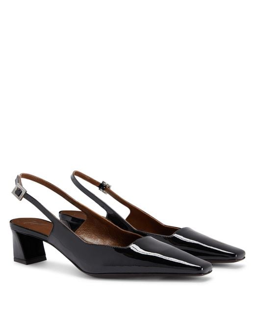 Giuseppe Zanotti Black Brendha Sling Back