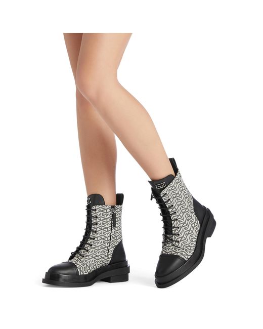 Giuseppe Zanotti Black Malick Monogram