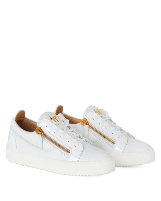 Giuseppe Zanotti White Gail Sneakers
